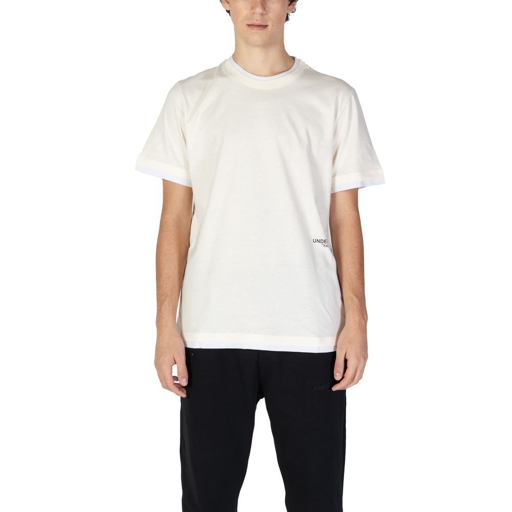 Underclub Cream Cotton T-Shirt for Elevated Everyday Style