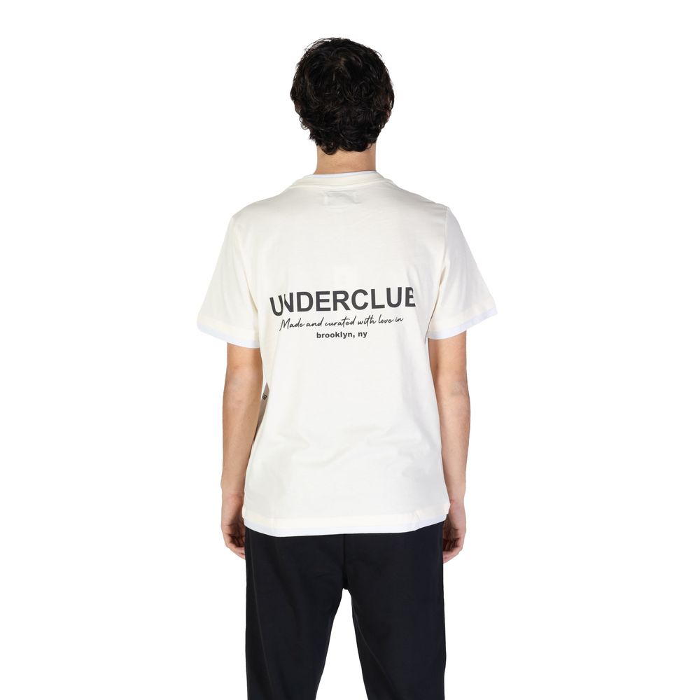 Underclub Cream Cotton T-Shirt for Elevated Everyday Style