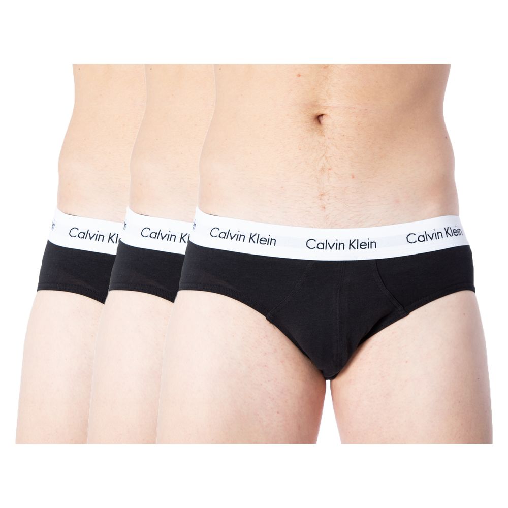 Calvin Klein Black Cotton Underwear Essentials 3-Pack
