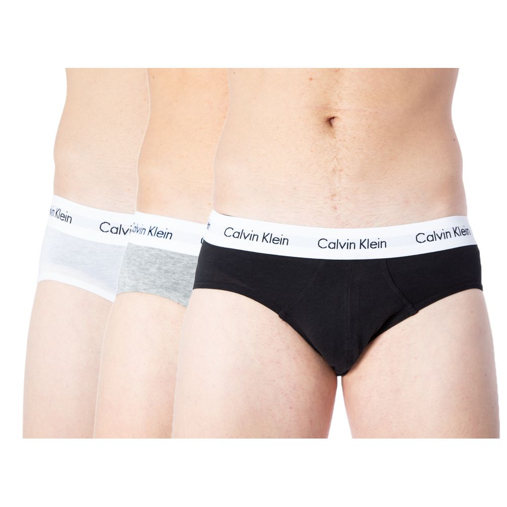 Calvin Klein Gray Cotton Underwear Essentials