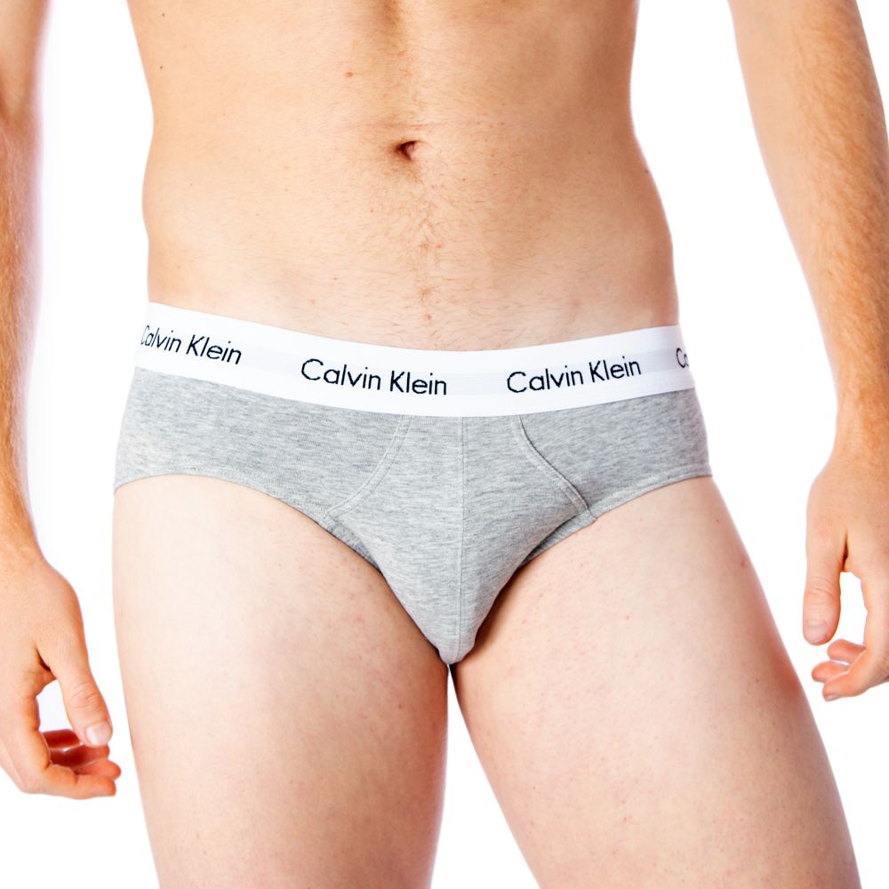 Calvin Klein Gray Cotton Underwear Essentials
