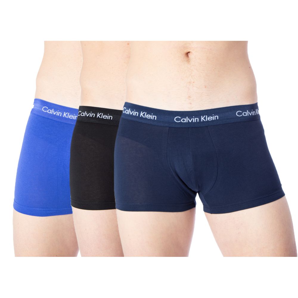 Calvin Klein Underwear Blue Cotton Underwear Luxury Boxers