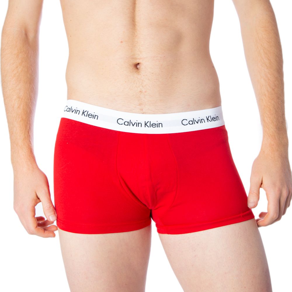Calvin Klein Red Cotton Underwear for Timeless Elegance