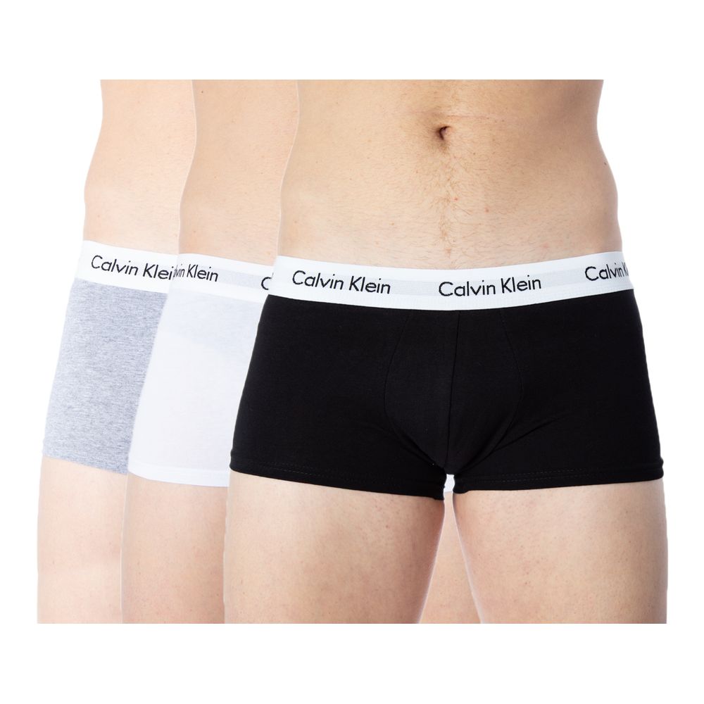Calvin Klein Underwear Gray Cotton Underwear Essential Luxe
