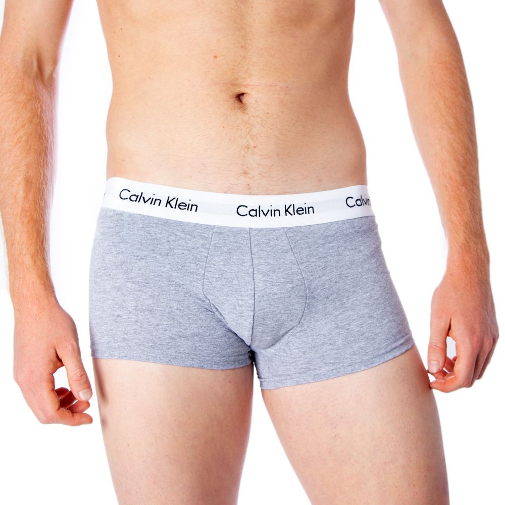 Calvin Klein Underwear Gray Cotton Underwear Essential Luxe