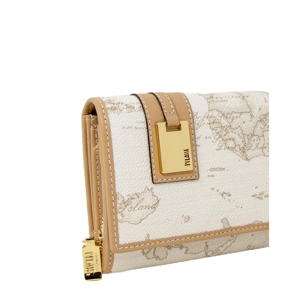 Alviero Martini White Leather Wallet Elegance
