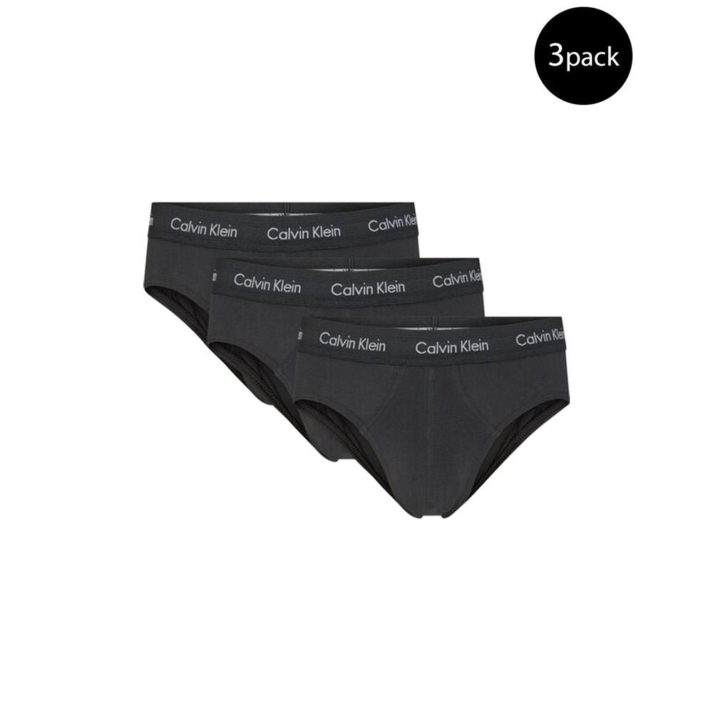 Calvin Klein Black Elastane Underwear Essentials