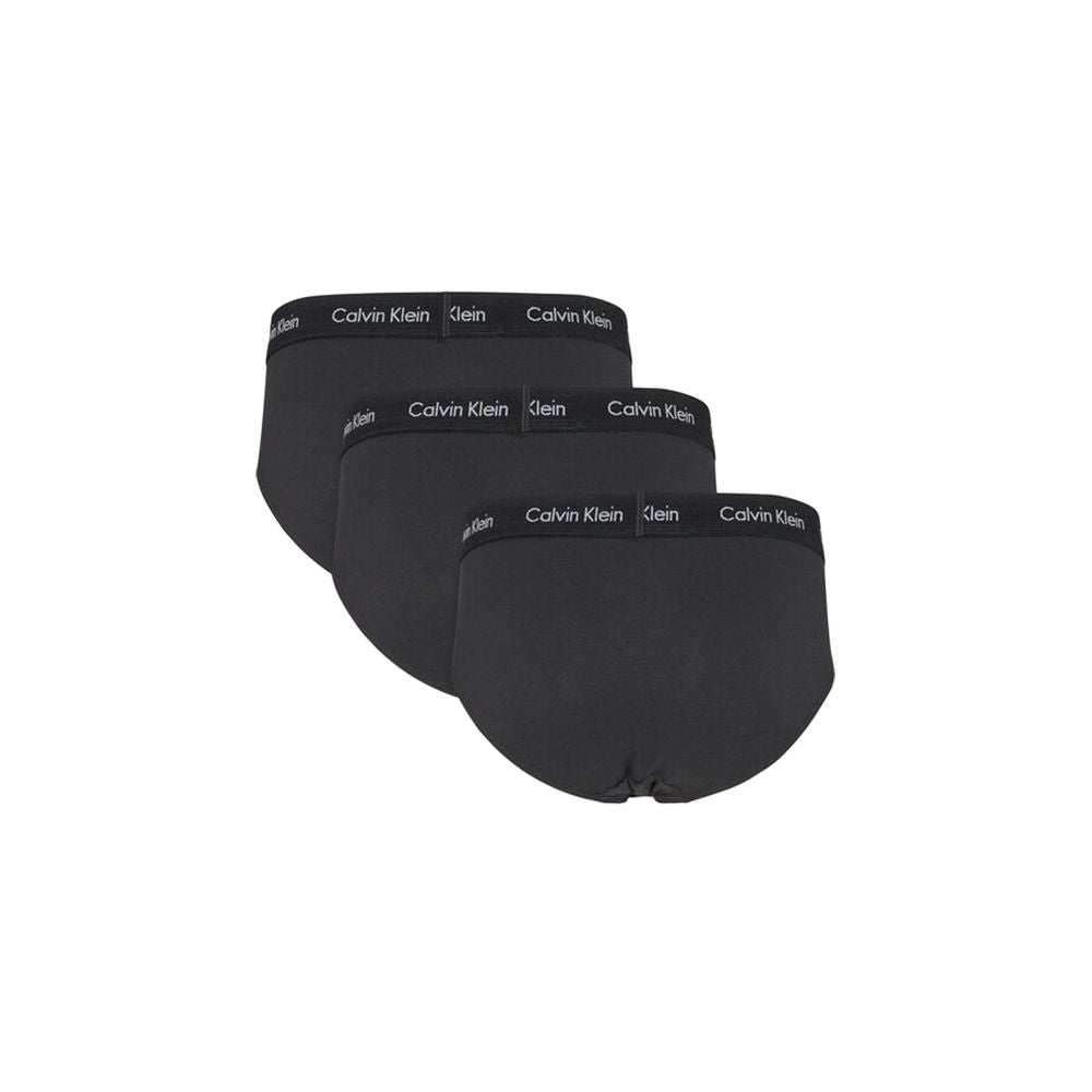 Calvin Klein Black Elastane Underwear Essentials