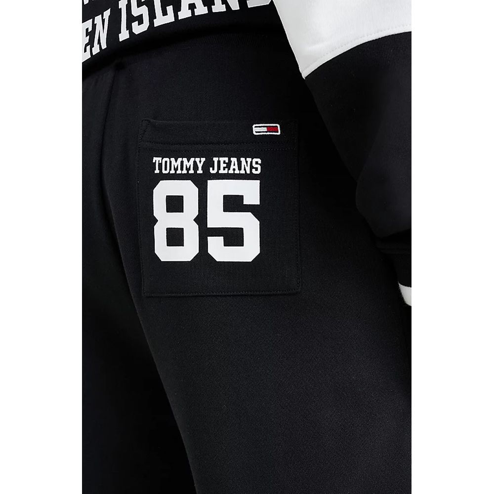 Tommy Hilfiger Black Cotton Jeans & Pant Classic Elegance