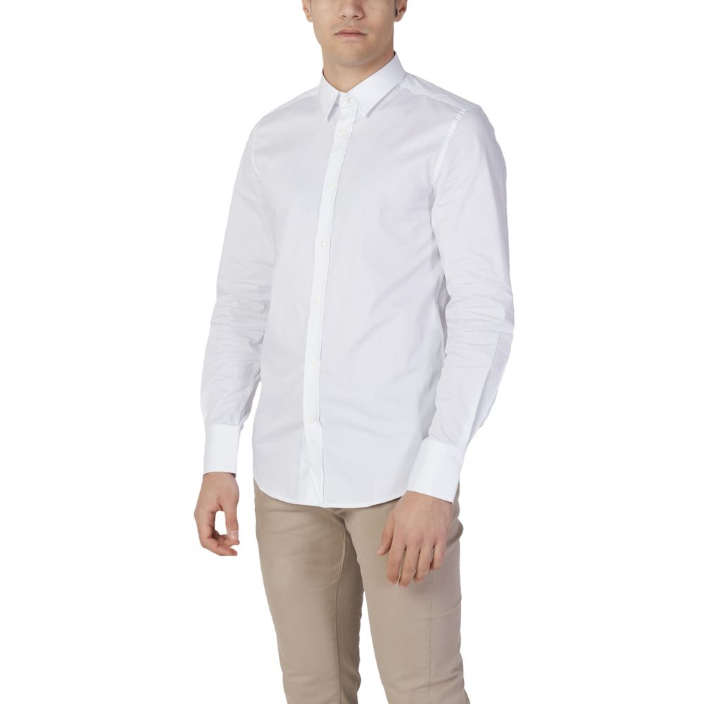 Antony Morato White Cotton Shirt For Timeless Elegance