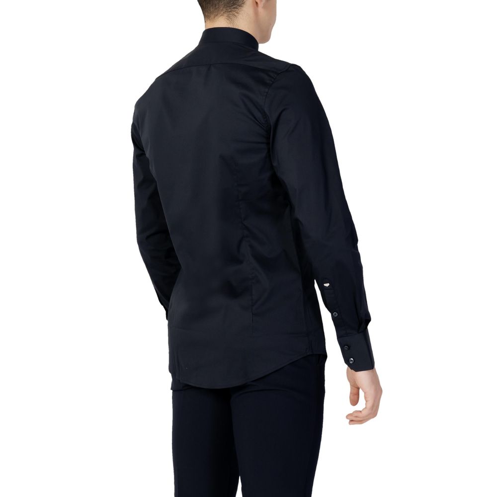 Antony Morato Blue Cotton Shirt for Elevated Wardrobe Style