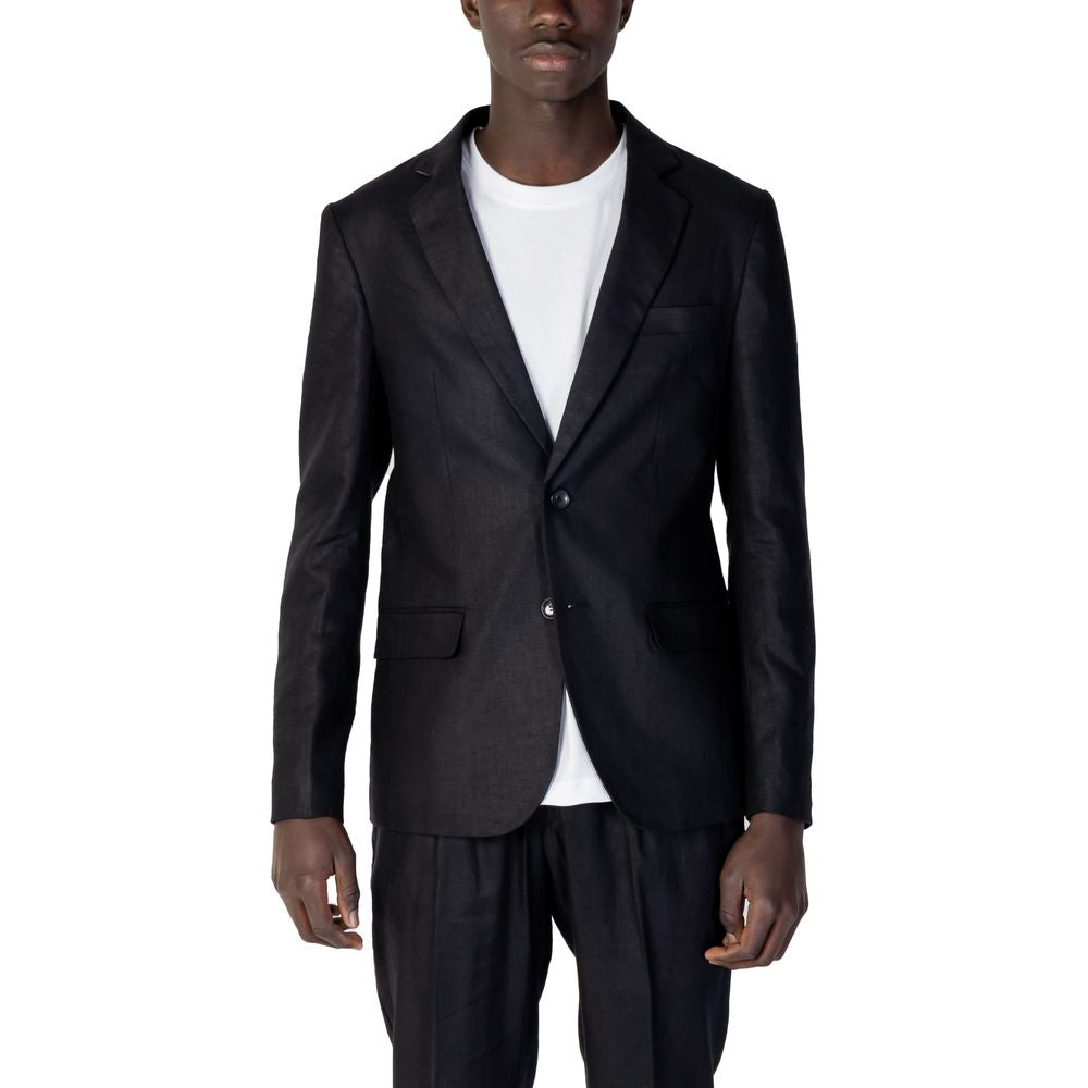 Antony Morato Black Linen Suit for Timeless Elegance and Style
