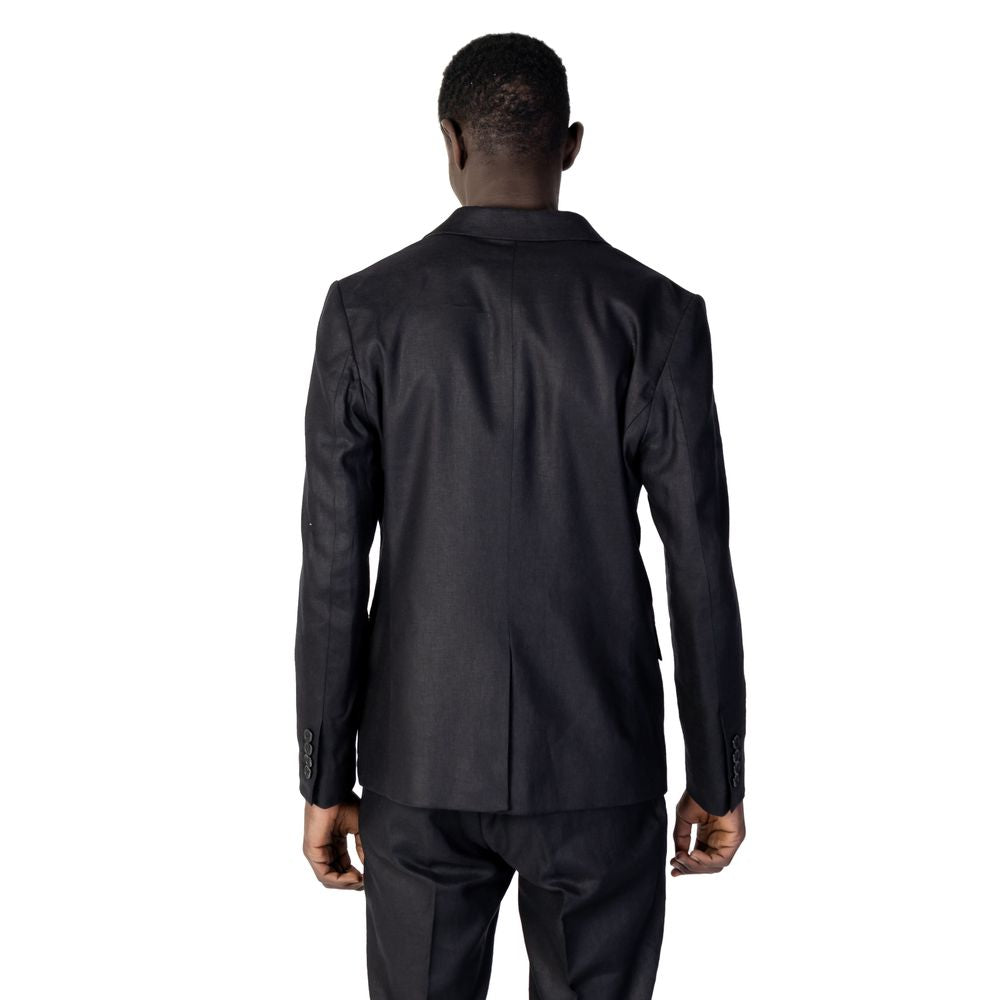 Antony Morato Black Linen Suit for Timeless Elegance and Style