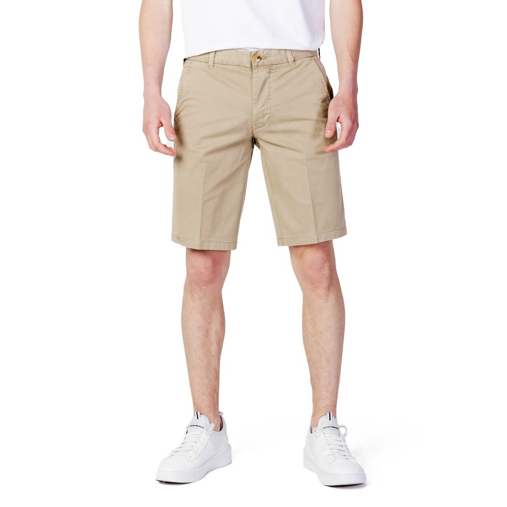 Blauer Beige Cotton Short for Effortless Summer Elegance