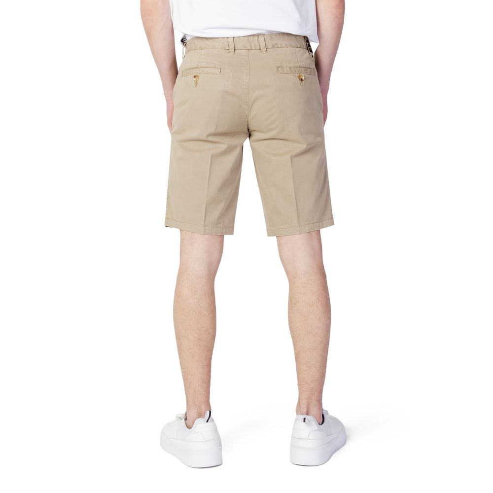 Blauer Beige Cotton Short for Effortless Summer Elegance