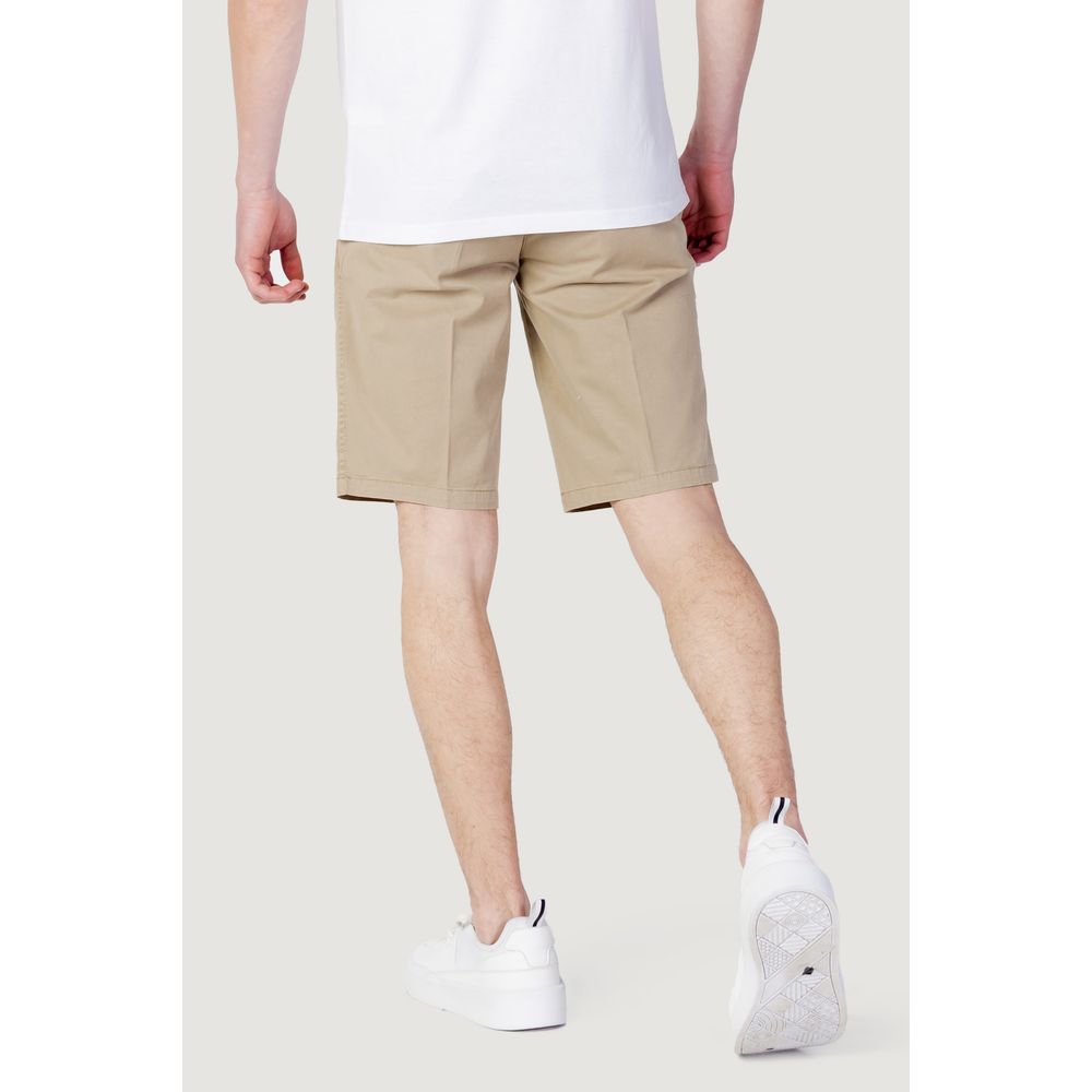 Blauer Beige Cotton Short for Effortless Summer Elegance
