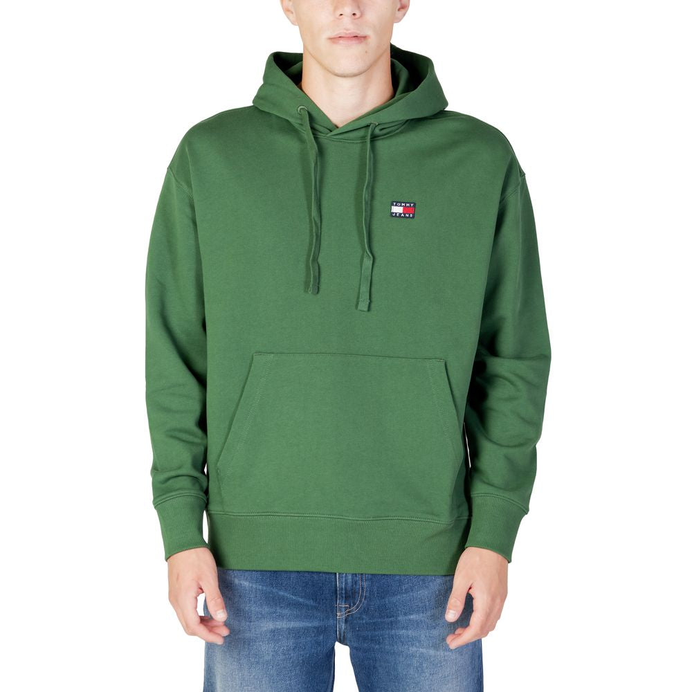 Tommy Hilfiger Green Cotton Sweater for Refined Style