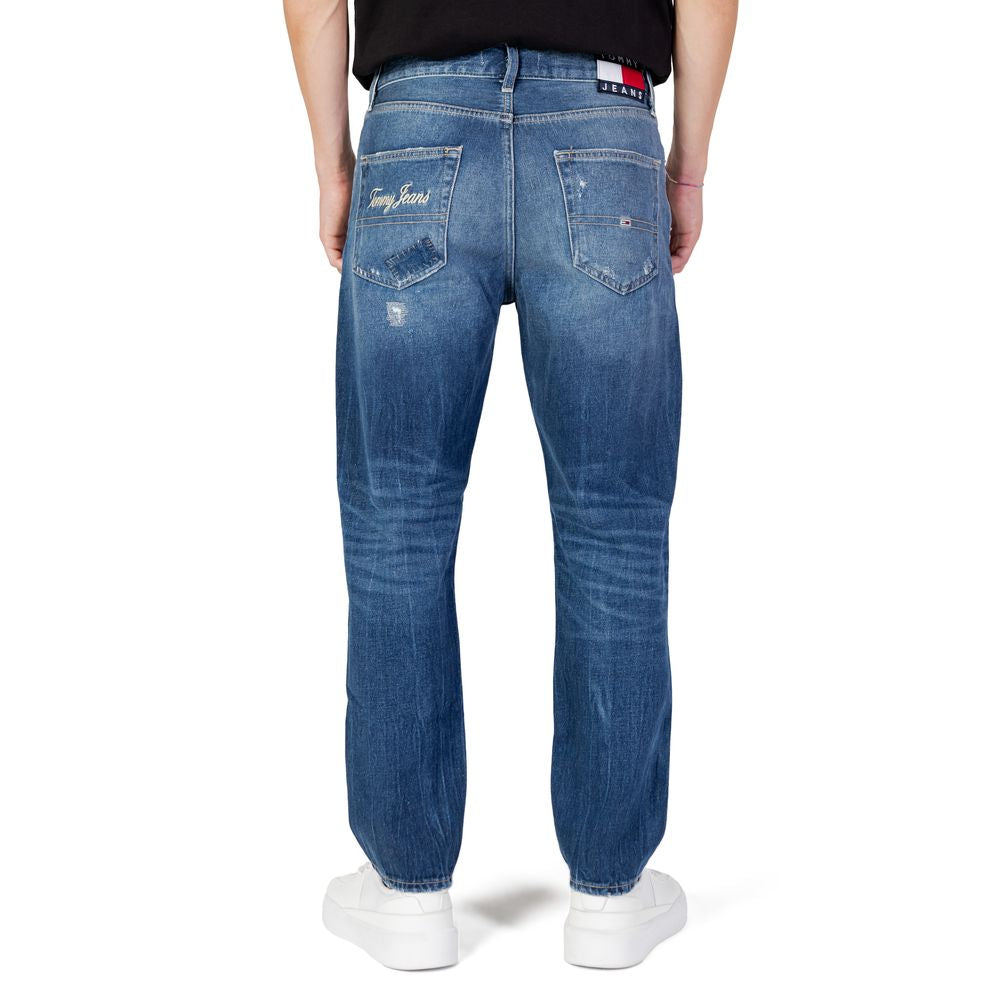 Tommy Hilfiger Blue Cotton Jeans for Refined Style