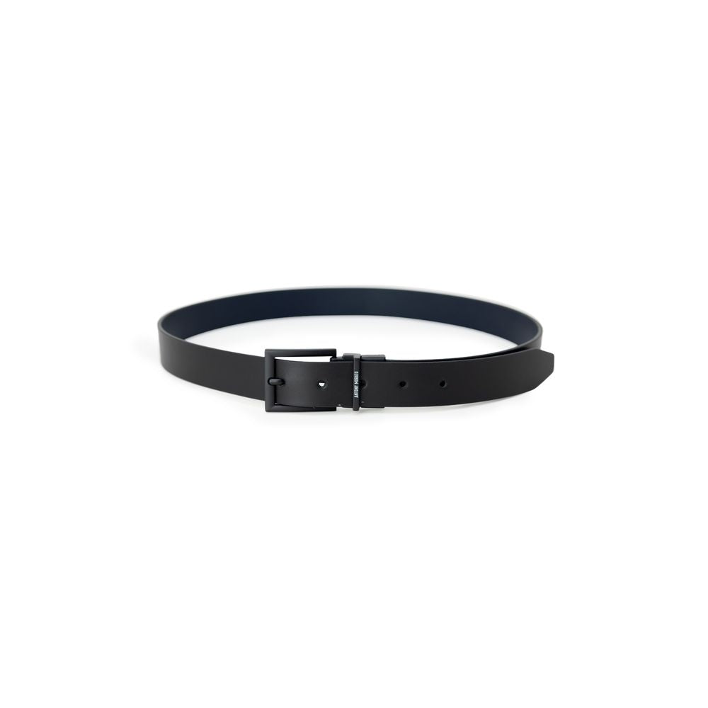 Antony Morato Black Leather Belt for Timeless Elegance