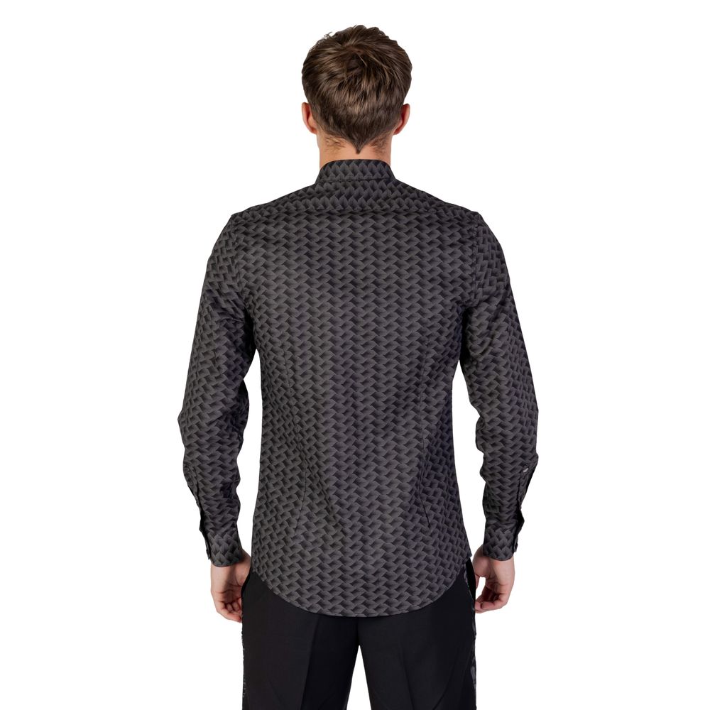 Antony Morato Gray Cotton Shirt in Timeless Elegance