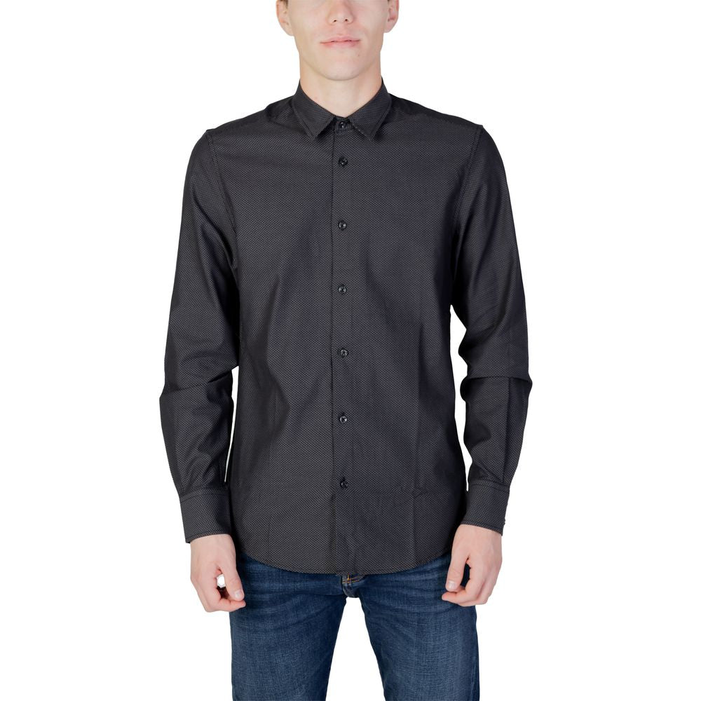 Antony Morato Gray Cotton Shirt for Elevated Style