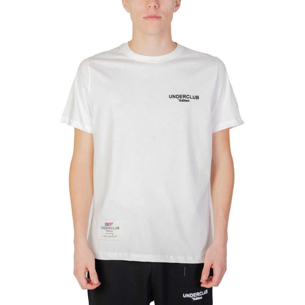 Underclub White Cotton T-Shirt for Elevated Everyday Style