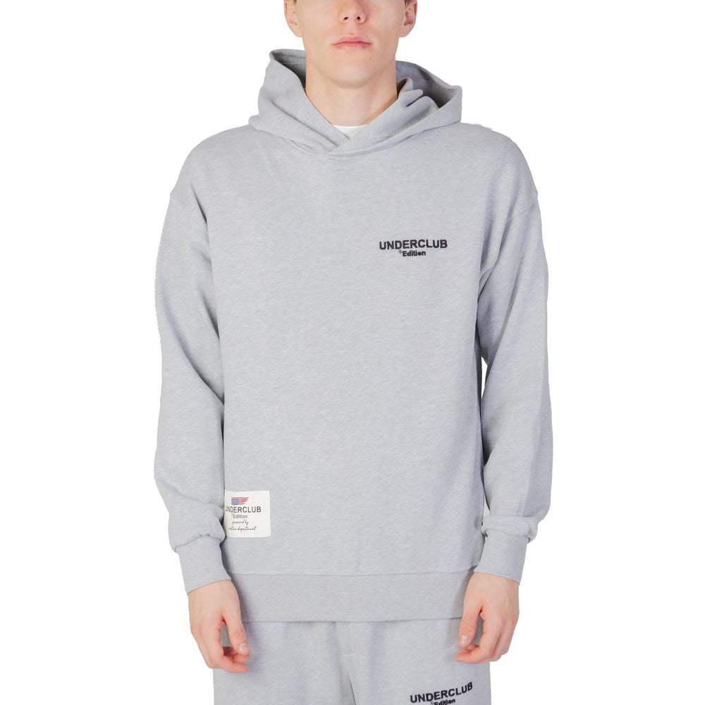 Underclub Gray Cotton Sweater for Effortless Luxury Style