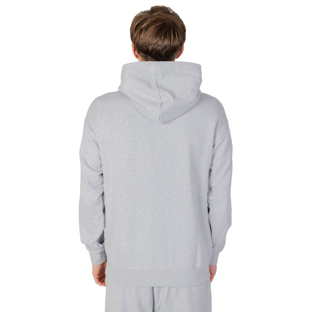 Underclub Gray Cotton Sweater for Effortless Luxury Style