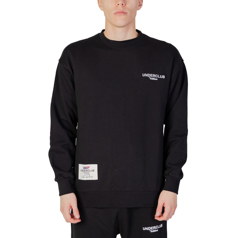 Underclub Black Cotton Sweater for Elevated Casual Style