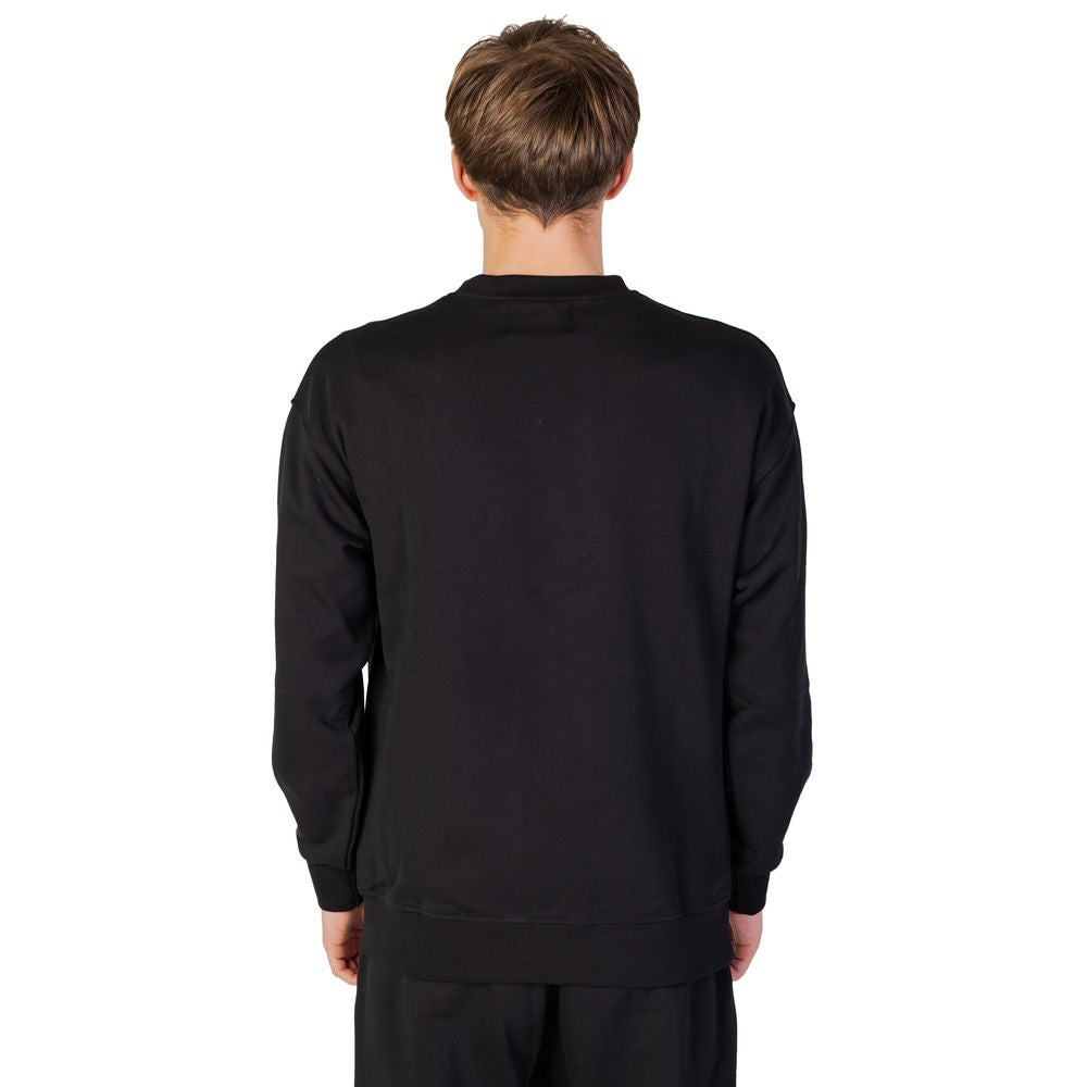 Underclub Black Cotton Sweater for Elevated Casual Style