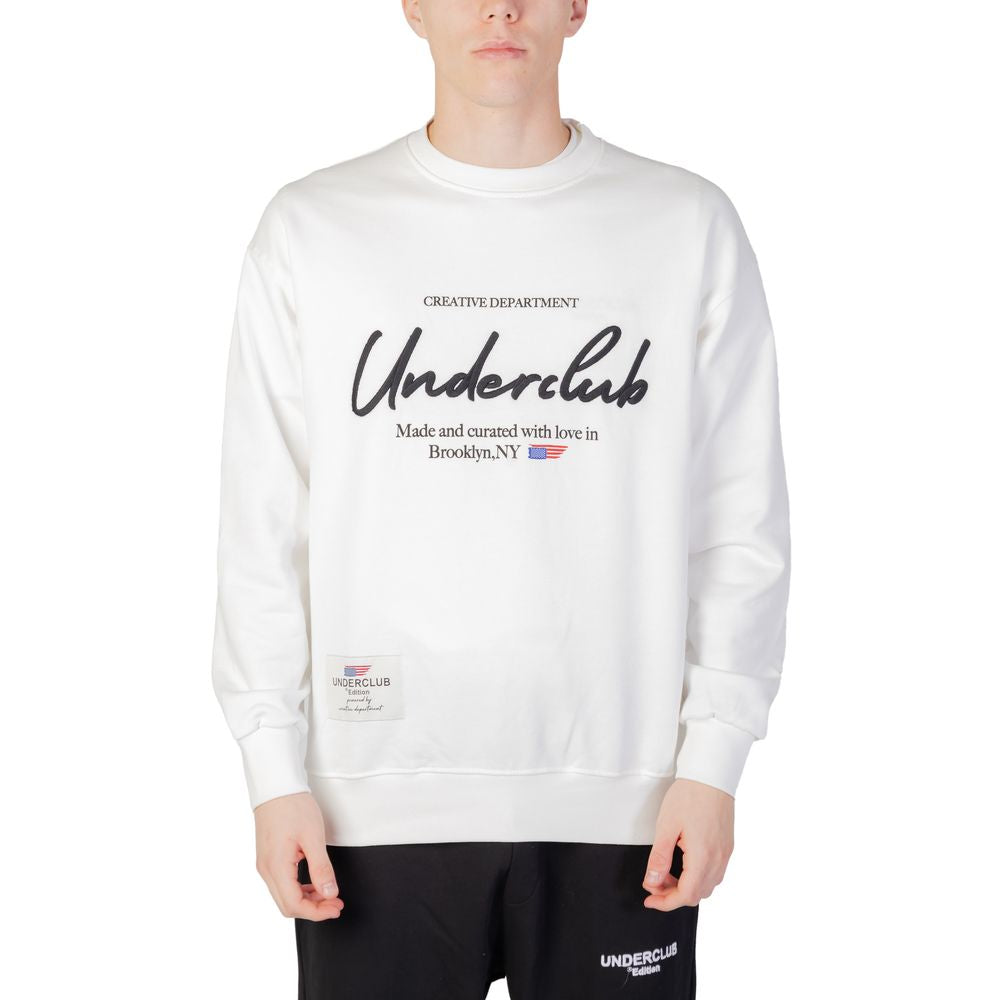 Underclub White Cotton Sweater for Effortless Elegance