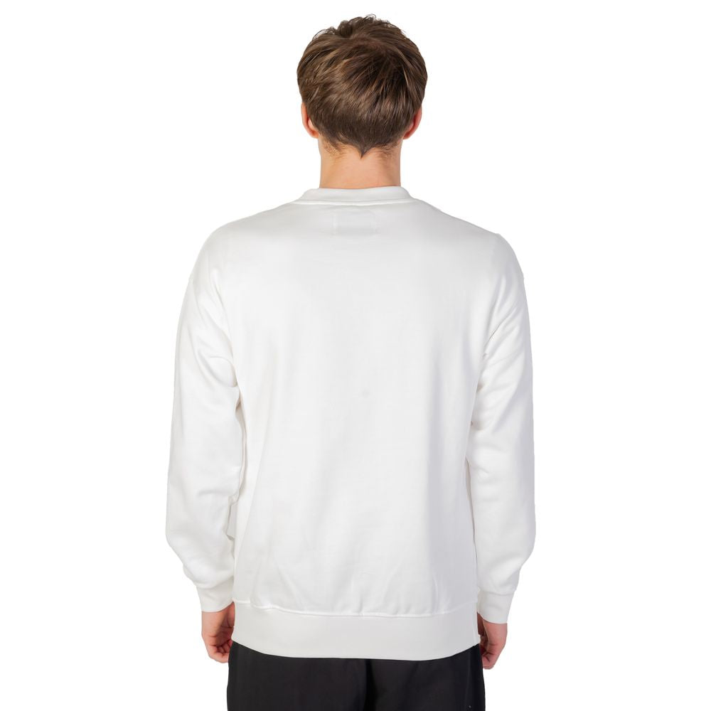 Underclub White Cotton Sweater for Effortless Elegance