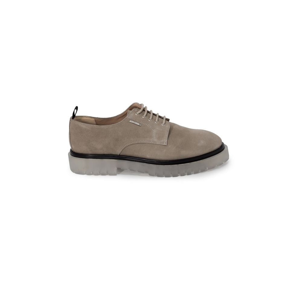 Antony Morato Beige Leather Casual Footwear Elegance