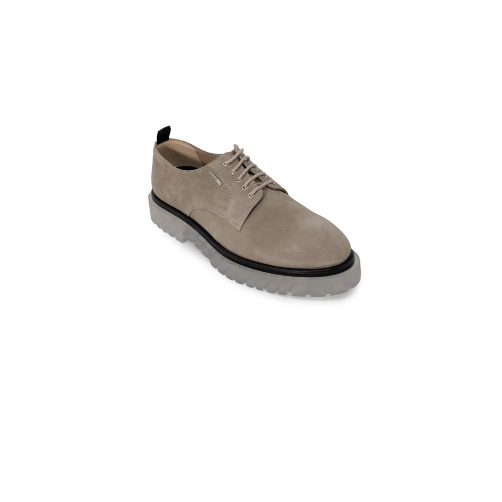 Antony Morato Beige Leather Casual Footwear Elegance