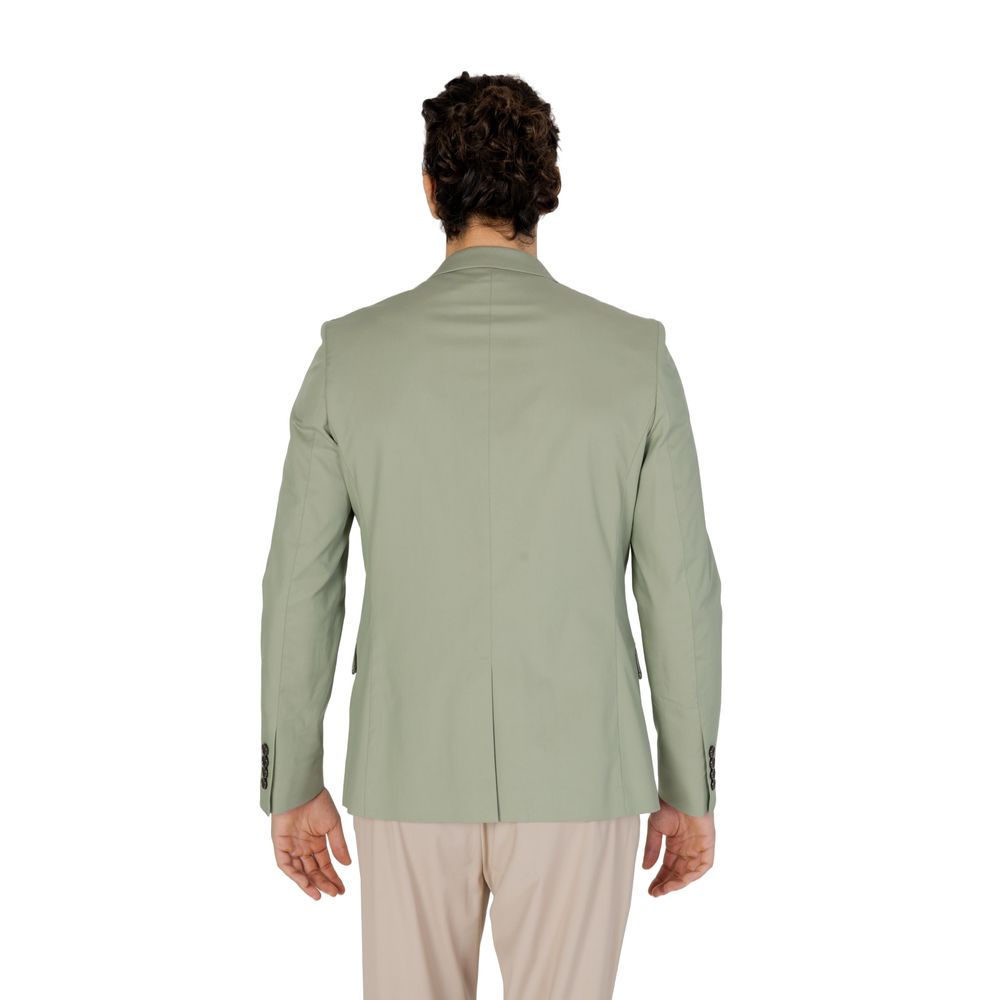 Antony Morato Green Cotton Suit for Timeless Elegance