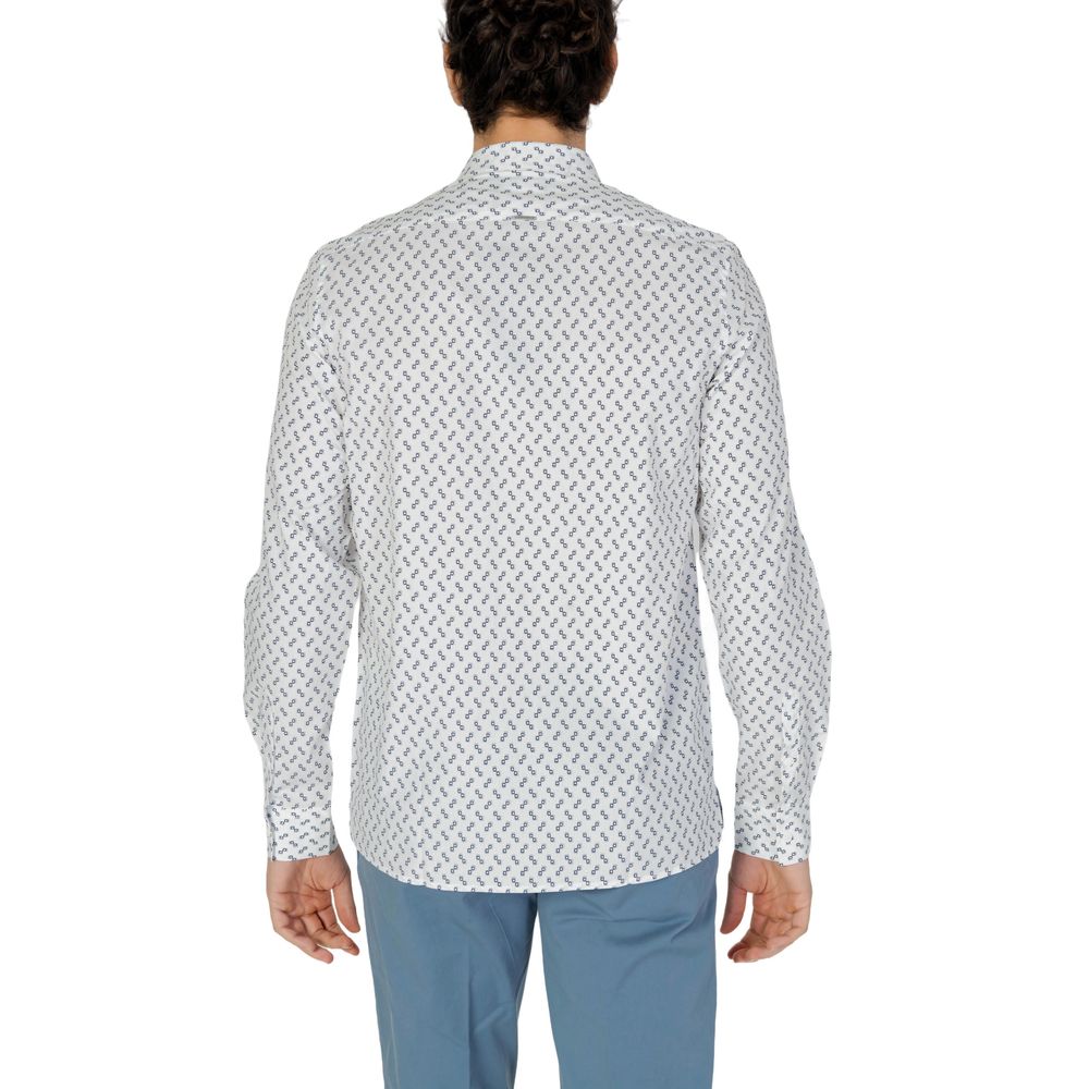 Antony Morato White Viscose Shirt for Elevated Elegance