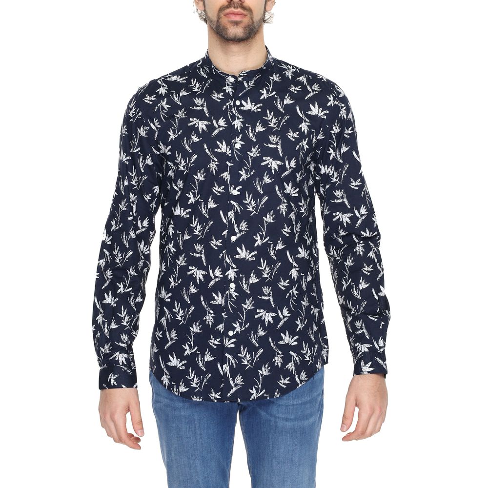 Antony Morato Blue Cotton Shirt for Effortless Elegance