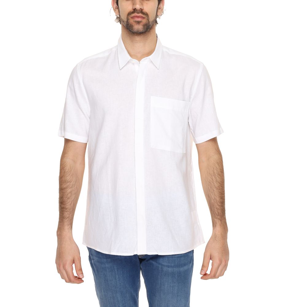 Antony Morato White Linen Shirt for Effortless Elegance
