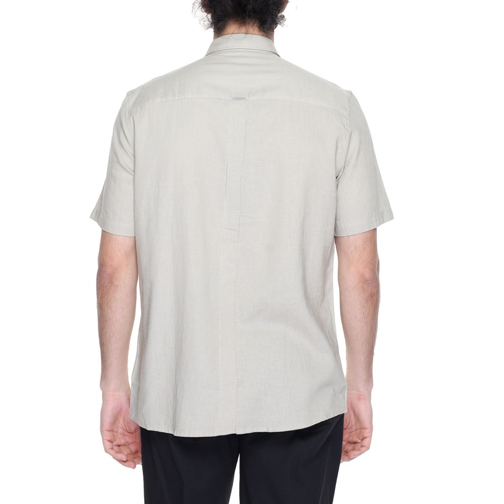 Antony Morato Beige Linen Shirt for Effortless Elegance