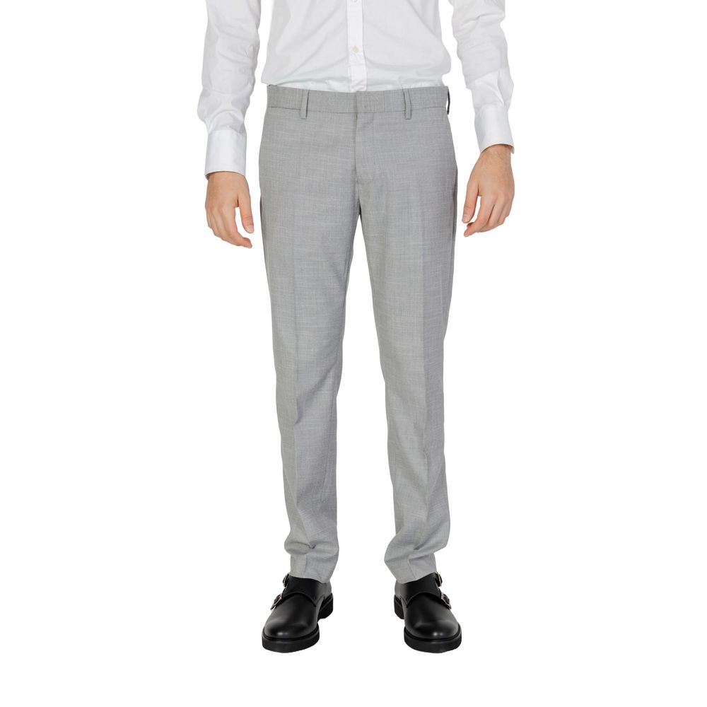 Antony Morato Gray Cotton Jeans & Pant for Effortless Elegance