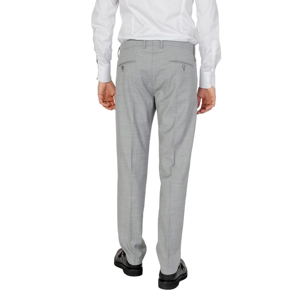 Antony Morato Gray Cotton Jeans & Pant for Effortless Elegance