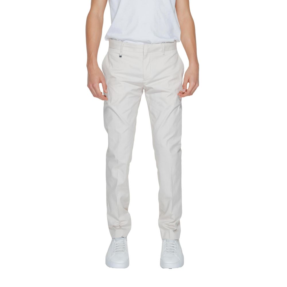 Antony Morato Beige Cotton Jeans for Effortless Elegance