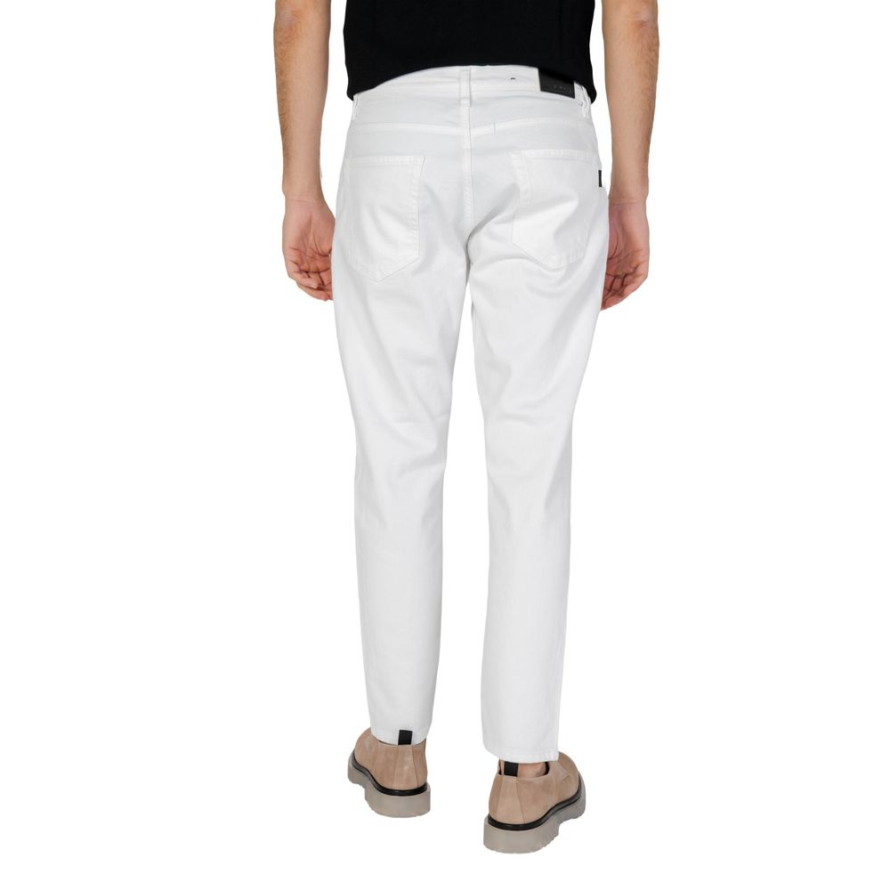 Antony Morato White Cotton Jeans & Pant for Modern Elegance