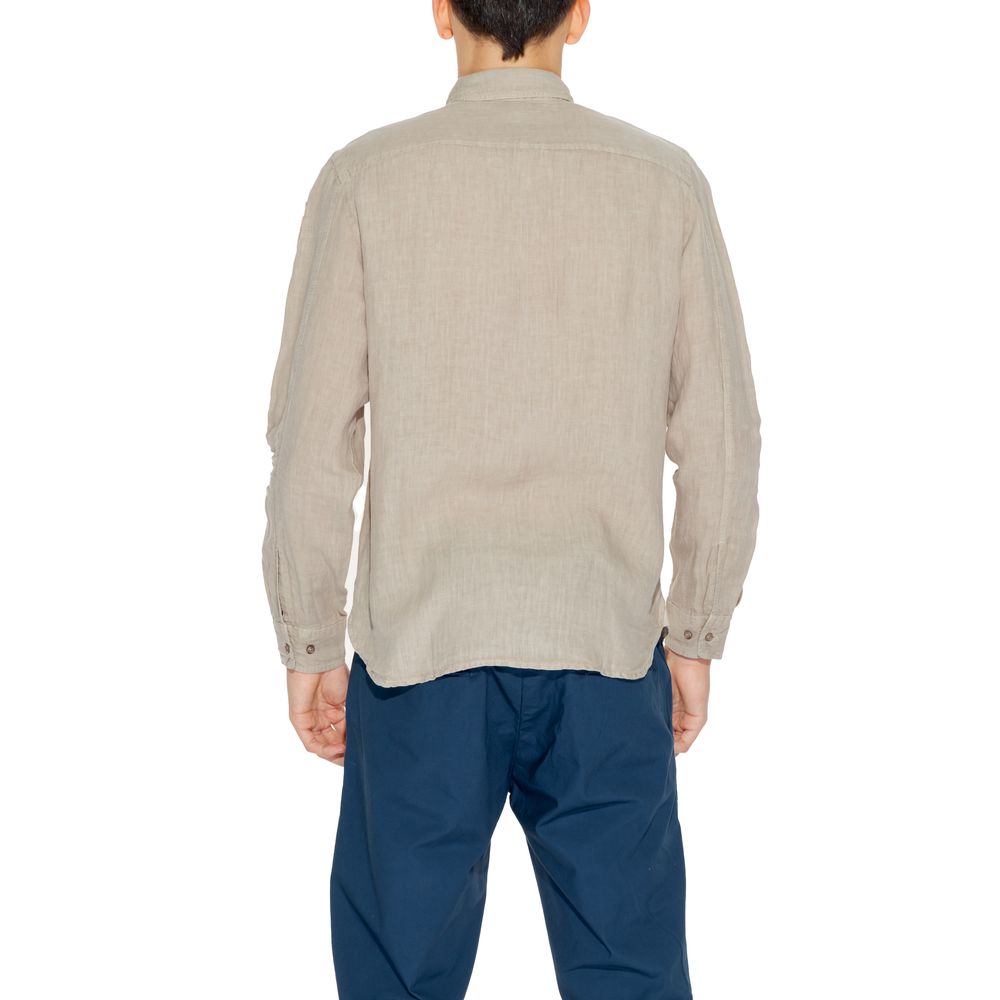 Blauer Beige Linen Shirt for Effortless Sophistication