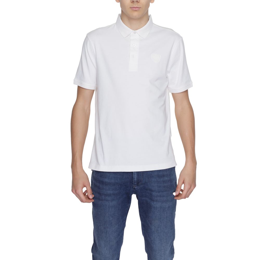 Blauer Cream Cotton Polo Shirt for Timeless Elegance