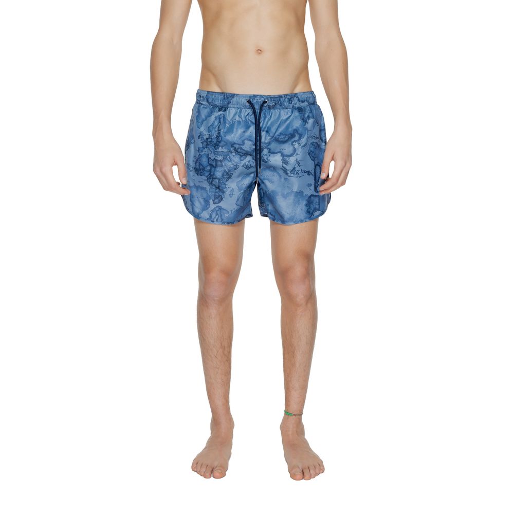 Alviero Martini Blue Swimwear for Sophisticated Style