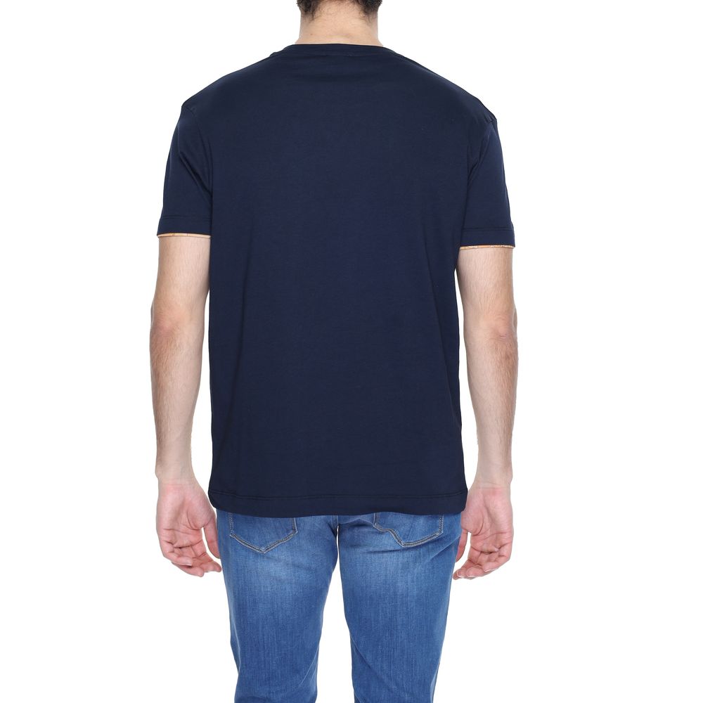 Alviero Martini Prima Classe Blue Cotton T-Shirt Elegance