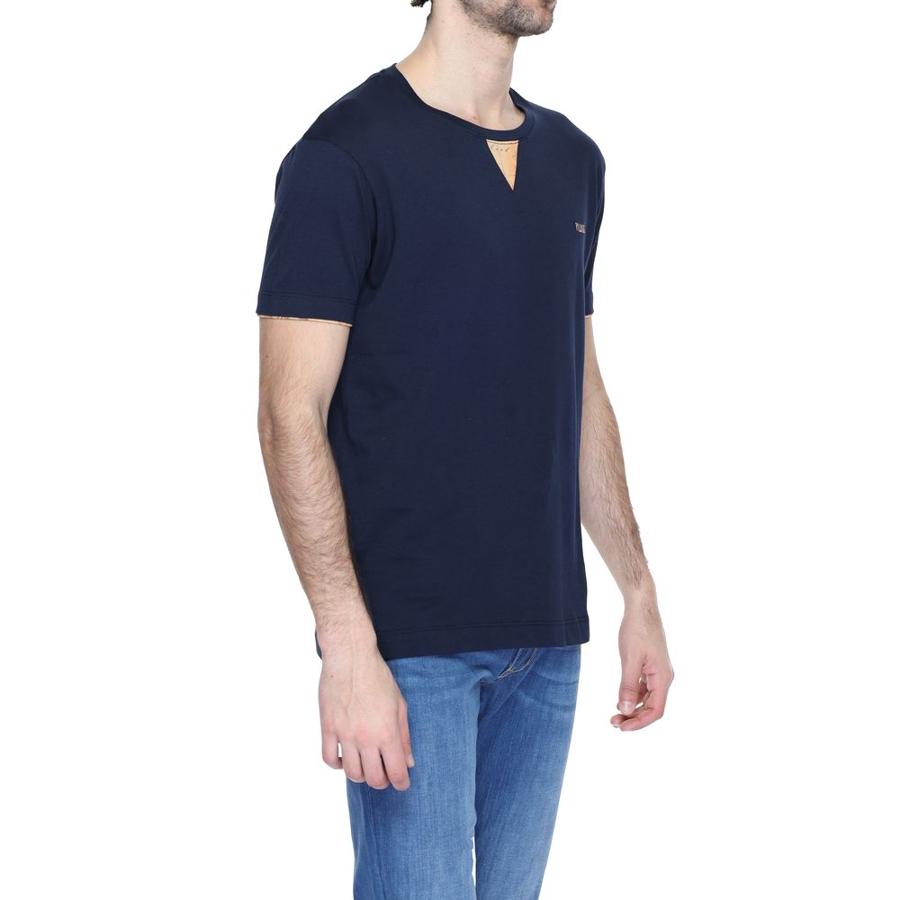 Alviero Martini Prima Classe Blue Cotton T-Shirt Elegance