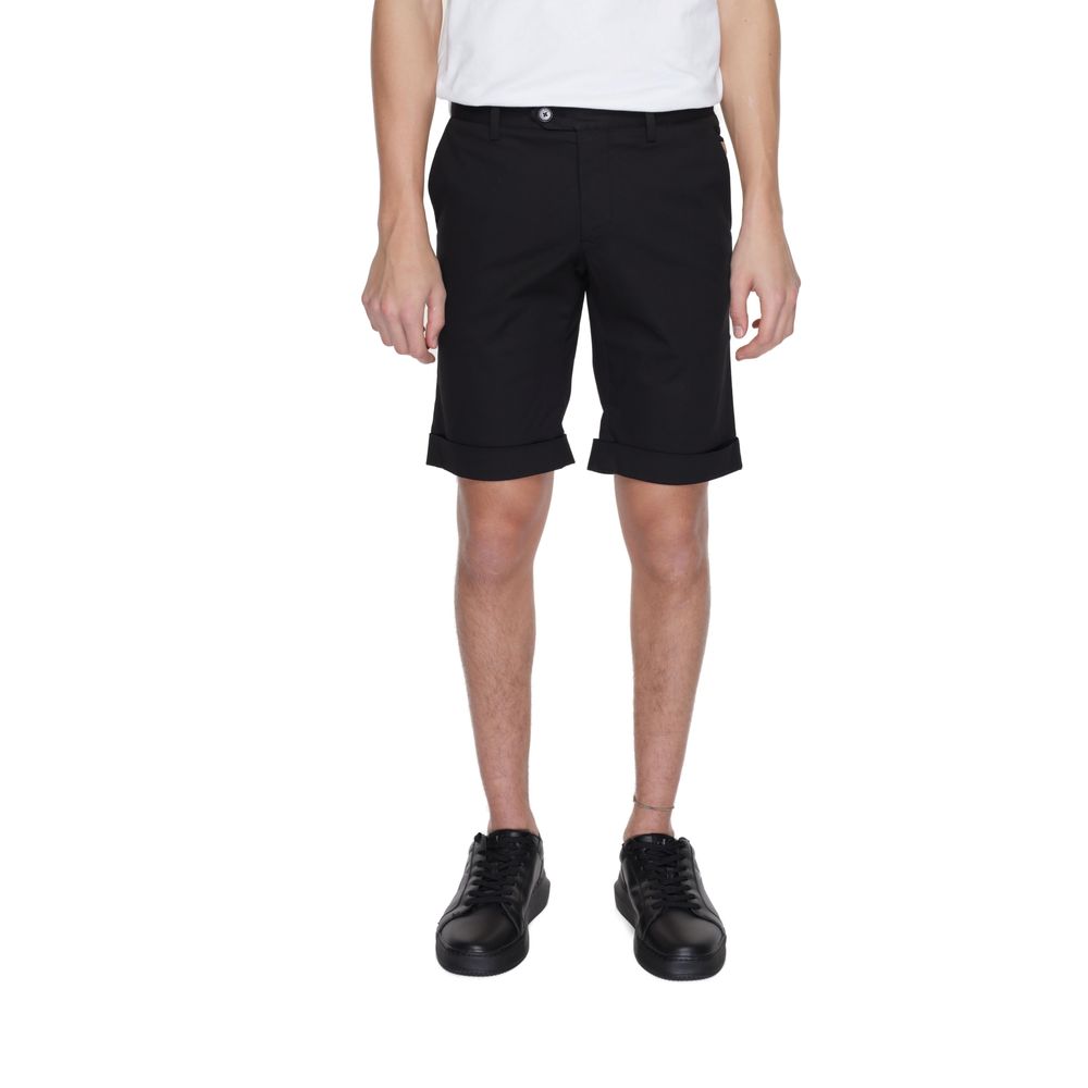 Alviero Martini Prima Classe Black Cotton Shorts