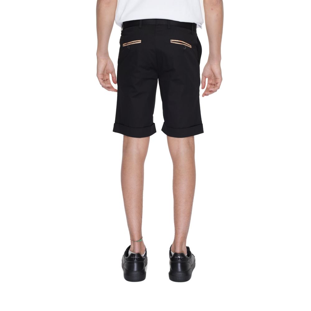 Alviero Martini Prima Classe Black Cotton Shorts